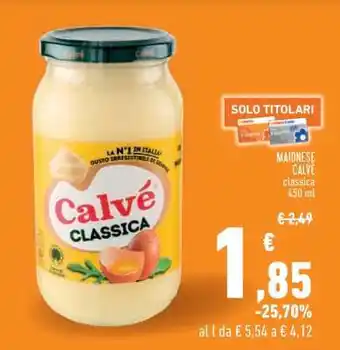 Conad Maionese Calvé Classica offerta