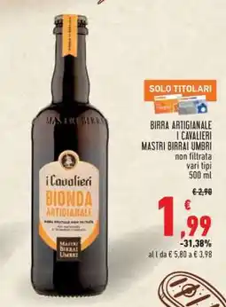 Conad I Cavalieri Bionda Artigianale offerta