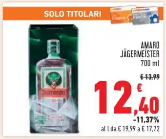 Conad Amaro Jägermeister offerta