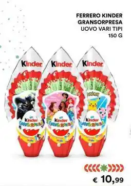 Coop Ferrero Kinder GranSorpresa offerta