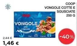 Coop COOP VONGOLE COTTE E SGUSCIATE offerta