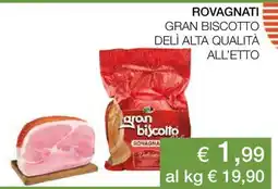 Coop ROVAGNATI GRAN BISCOTTO offerta