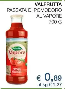 Coop Valfrutta Passata di Pomodoro al Vapore offerta