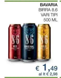 Coop BAVARIA BIRRA 8.6 offerta