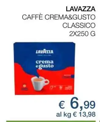 Coop LAVAZZA CAFFÈ CREMA&GUSTO CLASSICO offerta