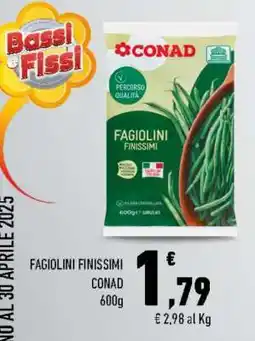 Conad Fagiolini finissimi offerta