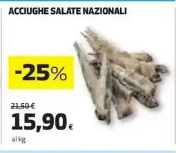 Coop ACCIUGHE SALATE NAZIONALI offerta