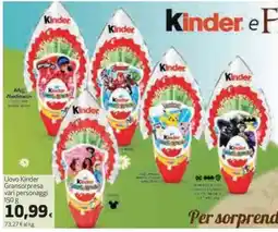 Coop UOVO KINDER GRANSORPRESA offerta