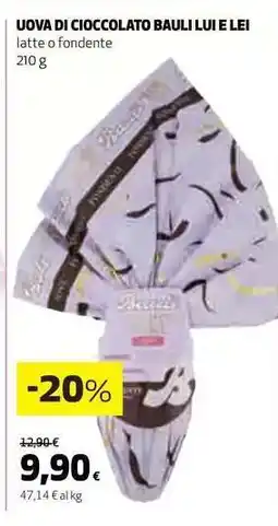 Coop UOVA DI CIOCCOLATO BAULI LUI E LEI offerta