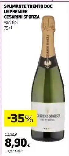 Coop SPUMANTE TRENTO DOC LE PREMIER CESARINI SFORZA offerta
