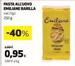 Coop PASTA ALL'UOVO EMILIANE BARILLA offerta