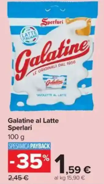 Carrefour Market Galatine al latte SPERLARI offerta