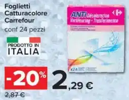 Carrefour Foglietti Catturacolore Carrefour offerta