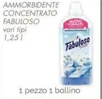 Conad City Fabuloso Ammorbidente Concentrato 1,25L offerta