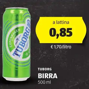 ALDI Tuborg birra offerta