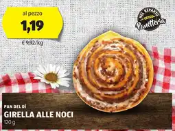 ALDI Pan del dì girella alle noci offerta