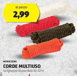 ALDI Workzone corde multiuso offerta