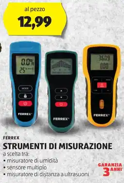 ALDI Ferrex strumenti di misurazione offerta