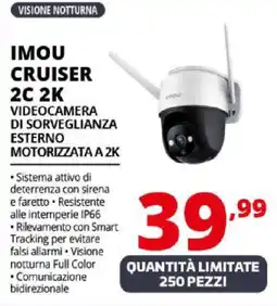 Comet Imou cruiser 2c 2k videocamera di sorveglianza esterno motorizzata a 2k offerta