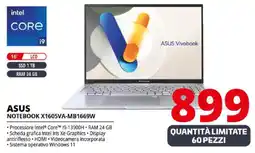 Comet ASUS NOTEBOOK X1605VA-MB1669W offerta