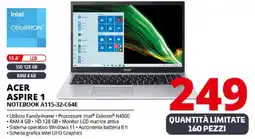 Comet ACER ASPIRE 1 NOTEBOOK A115-32-C64E offerta