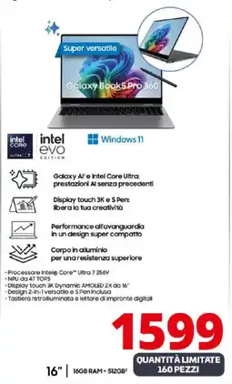 Comet Galaxy Book5 Pro 360 offerta