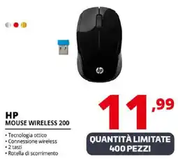 Comet HP MOUSE WIRELESS 200 offerta