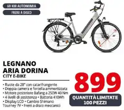 Comet Legnano aria dorina city e-bike offerta