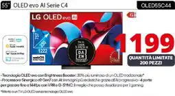 Comet 55" OLED evo Al Serie C4 LG offerta