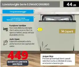 Comet Lavastoviglie Serie 5 DW60CG550B00 offerta