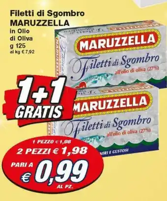 Prix Quality Maruzzella Filetti di Sgombro 125g offerta