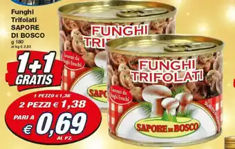 Prix Quality Sapore di Bosco Funghi Trifolati 180g offerta