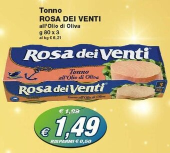 Rosa Dei Venti Tonno 80g x 3