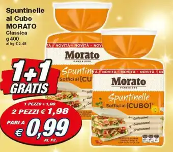 Prix Quality Morato Spuntinelle al Cubo 400g offerta