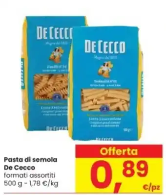 Interspar Pasta di semola De Cecco offerta