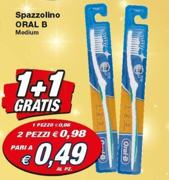 Prix Quality Oral B Spazzolino Medium offerta