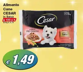 Prix Quality Cesar Alimento Cane 100g x 4 offerta