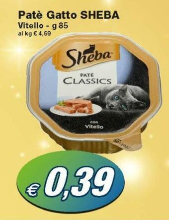 Prix Quality Sheba Patè Gatto 85g offerta