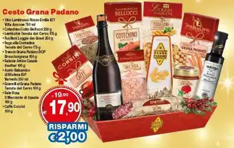 Prix Quality Cesto Grana Padano offerta