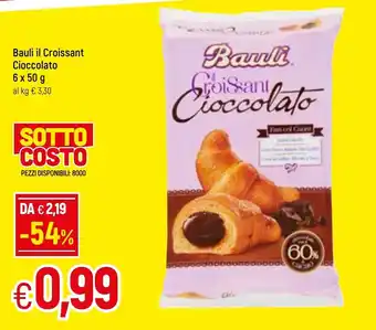 Famila Bauli Il Croissant Cioccolato 6 x 50g offerta