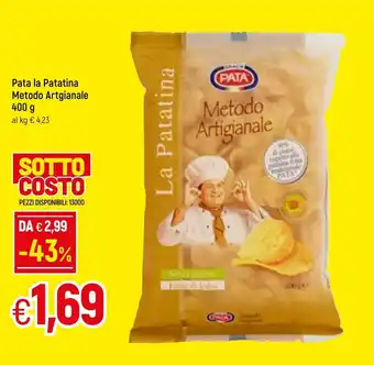Famila Pata La Patatine Metodo Artigianale 400g offerta