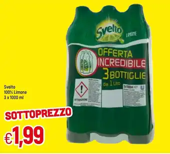 Famila Svelto 100% Limone 3x1000 ml offerta