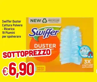 Famila Swiffer Duster Cattura Polvere - Ricarica 19 Piumini per spolverare offerta