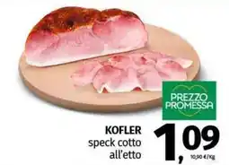 Pam KOFLER speck cotto offerta