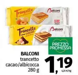 Pam BALCONI trancetto cacao/albicocca offerta