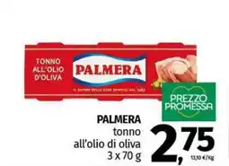 Pam PALMERA tonno all'olio di oliva offerta
