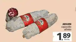 Pam ANSUINI capocollo offerta