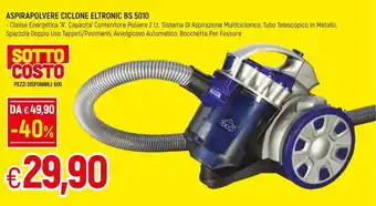 Famila Aspirapolvere Ciclone Eltronic BS 5010 offerta