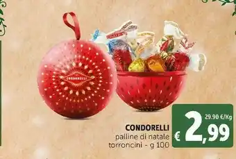 Deco Supermercati Palline di natale torroncini 100 g offerta