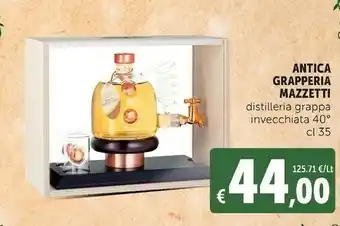 Deco Supermercati Antica grapperia mazzetti distilleria grappa invecchiata 350 ml offerta